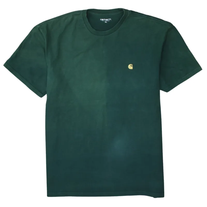 Carhartt 90's Short Sleeves Crew Neck T Shirt XLarge Green made by Carhartt