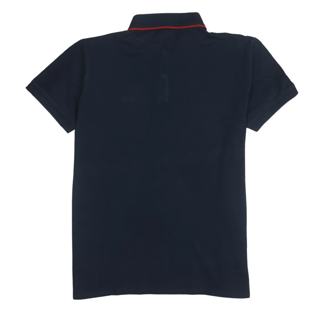 HUGO BOSS 90's Short Sleeves Quarter Button Polo Shirt XLarge Navy Blue sold by Vintage Club product image thumbnail 2