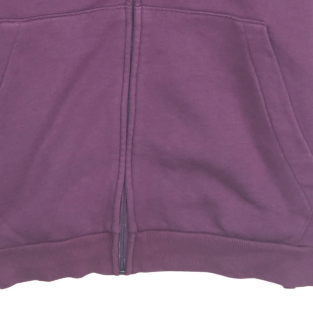 Adidas 90's Striped Sleeve Full Zip Up Hoodie XLarge Burgundy Red sold by Vintage Club product image thumbnail 4