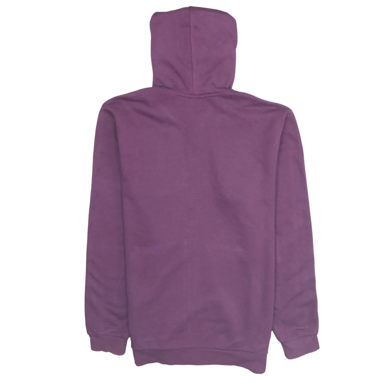 Adidas 90's Striped Sleeve Full Zip Up Hoodie XLarge Burgundy Red sold by Vintage Club product image thumbnail 2
