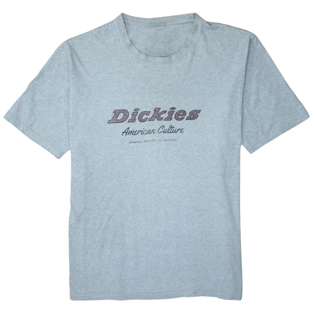 Dickies 90's Spellout Short Sleeves T Shirt XLarge Grey sold by Vintage Club