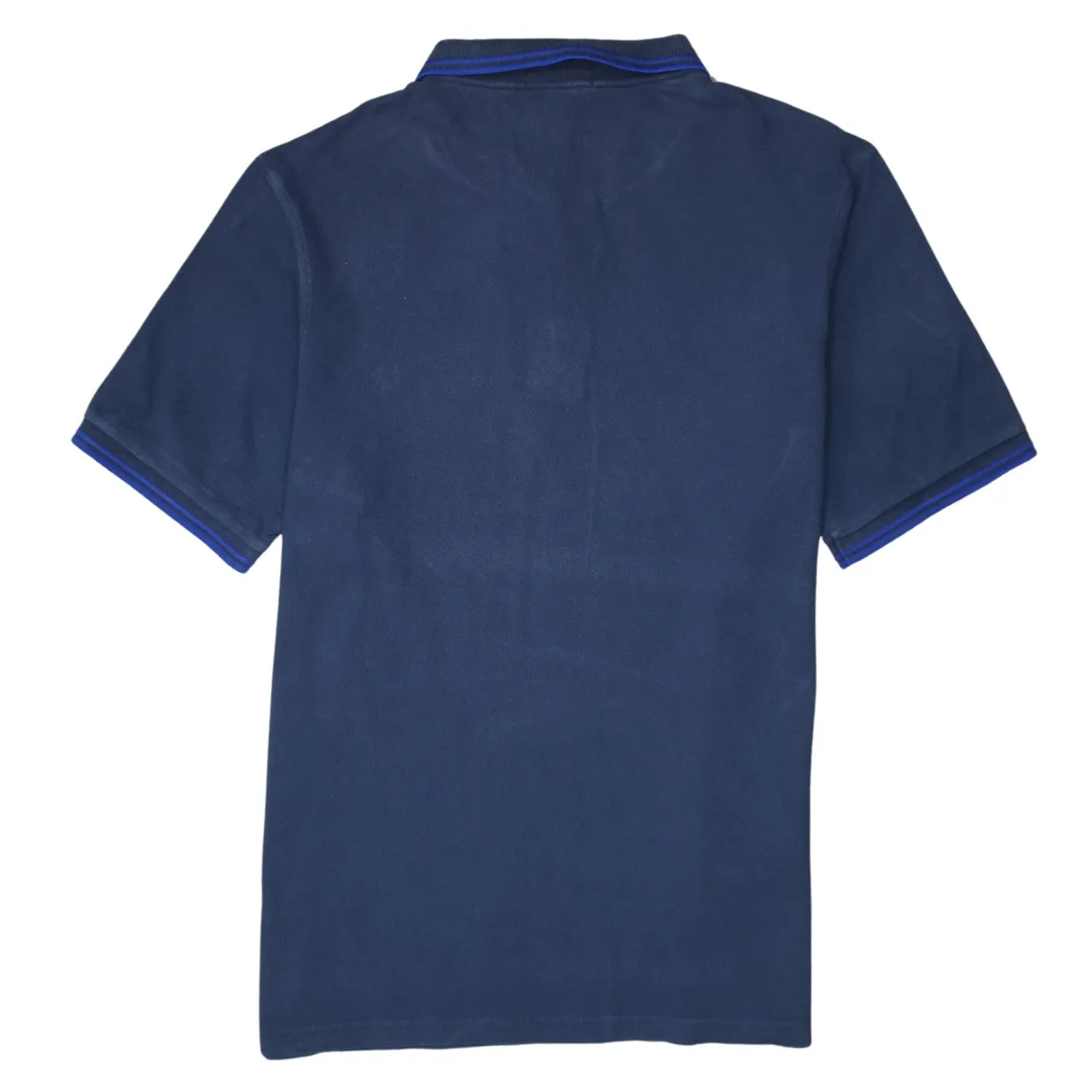 FRED PERRY 90's Short Sleeves Quarter Button Polo Shirt XXLarge (2XL) Navy Blue sold by Vintage Club product image thumbnail 2