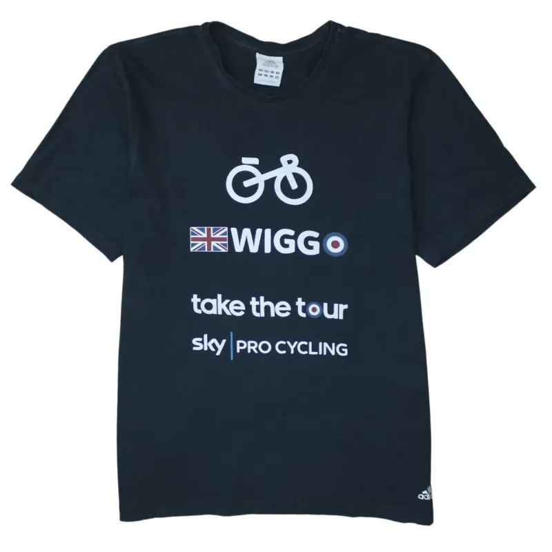 Adidas 90's Short Sleeves Crew Neck T Shirt Large Black sold by Vintage Club