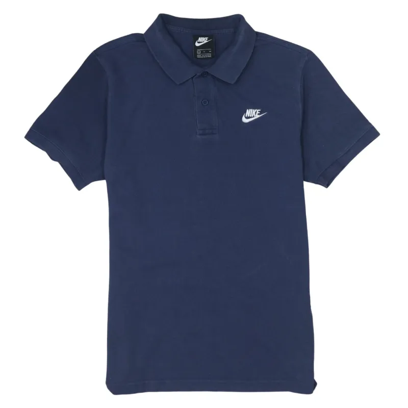 Nike 90's Swoosh Short Sleeves T Shirt Small Navy Blue made by Nike