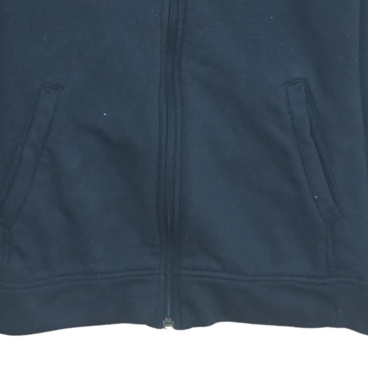 Adidas 90's Striped Sleeve Full Zip Up Hoodie Small Black sold by Vintage Club product image thumbnail 4