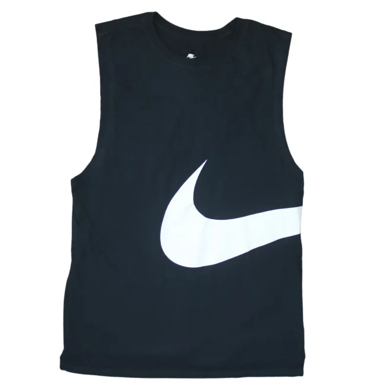 Nike 90's Vest Sleeveless Crew Neck Vest Small Black made by Nike