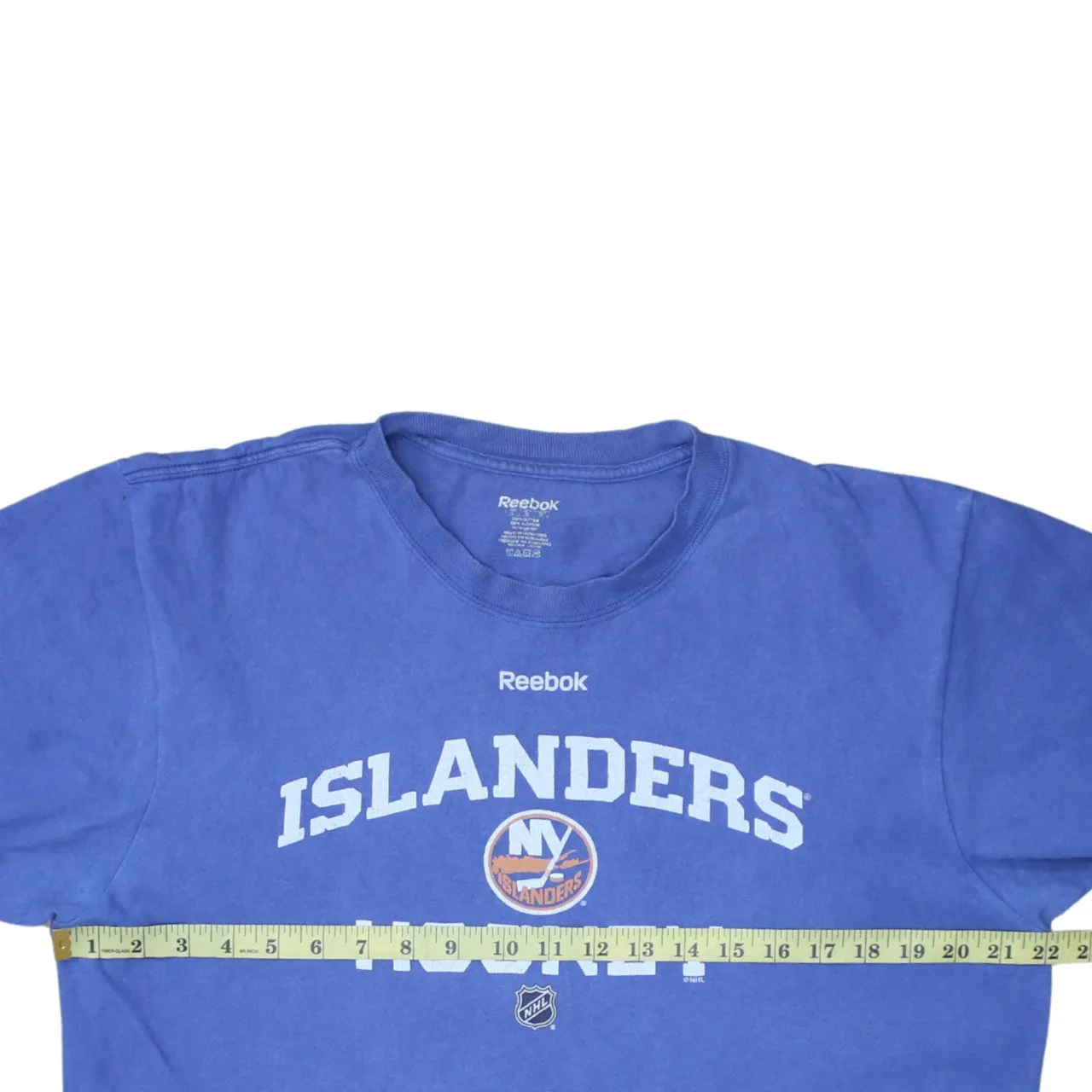 Reebok 90's Short Sleeves Crew Neck T Shirt XLarge Blue sold by Vintage Club product image thumbnail 5