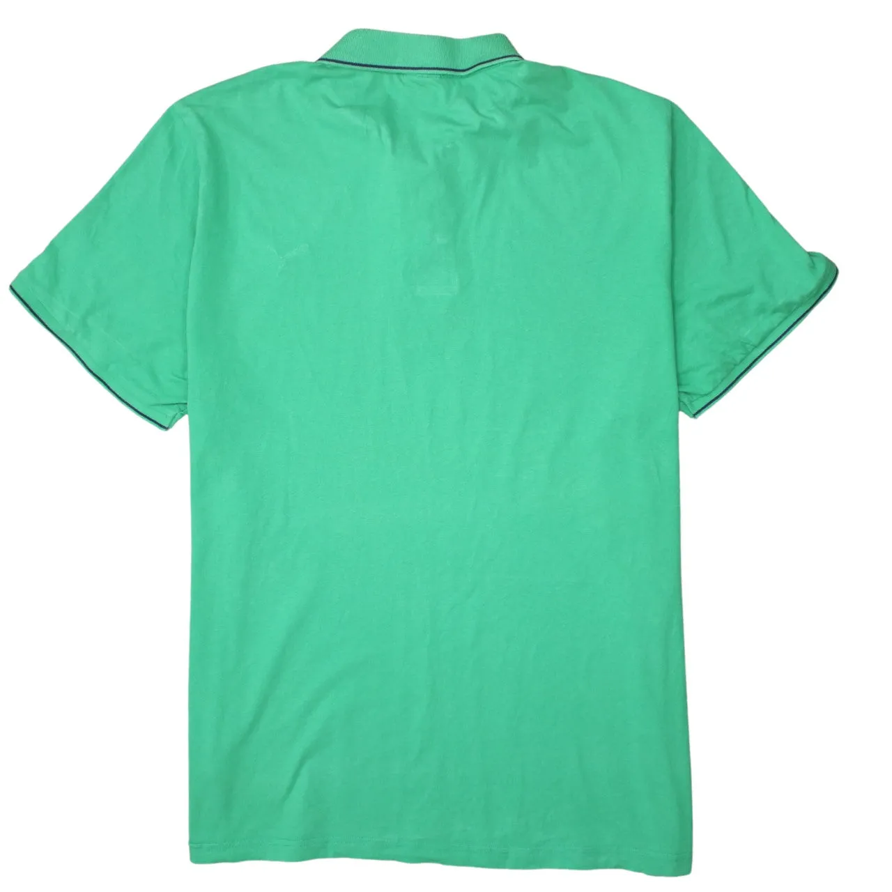 Puma 90's Short Sleeves Quarter Button Polo Shirt XXLarge (2XL) Green sold by Vintage Club product image thumbnail 2