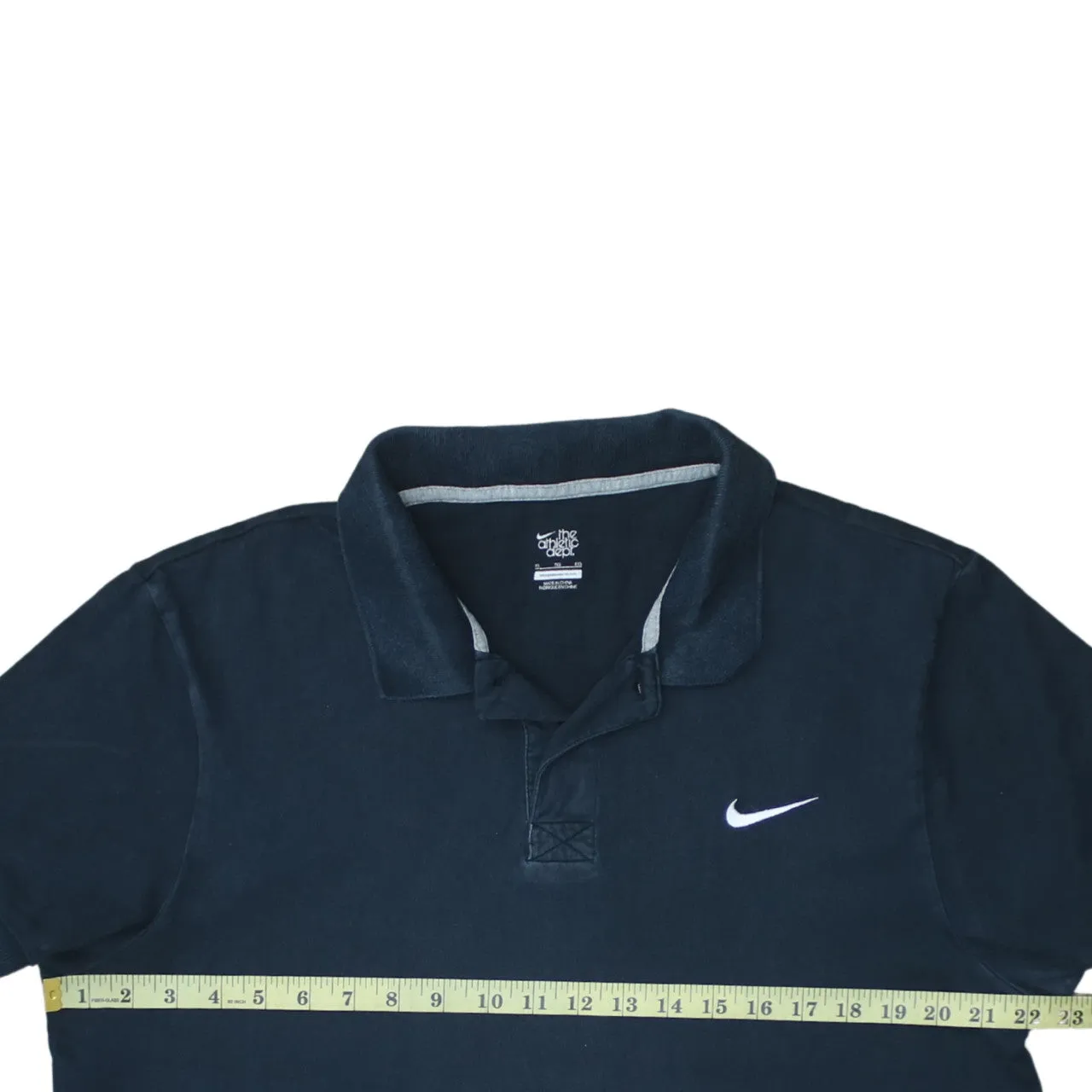 Nike 90's Swoosh Short Sleeves Polo Shirt XLarge Black sold by Vintage Club product image thumbnail 5