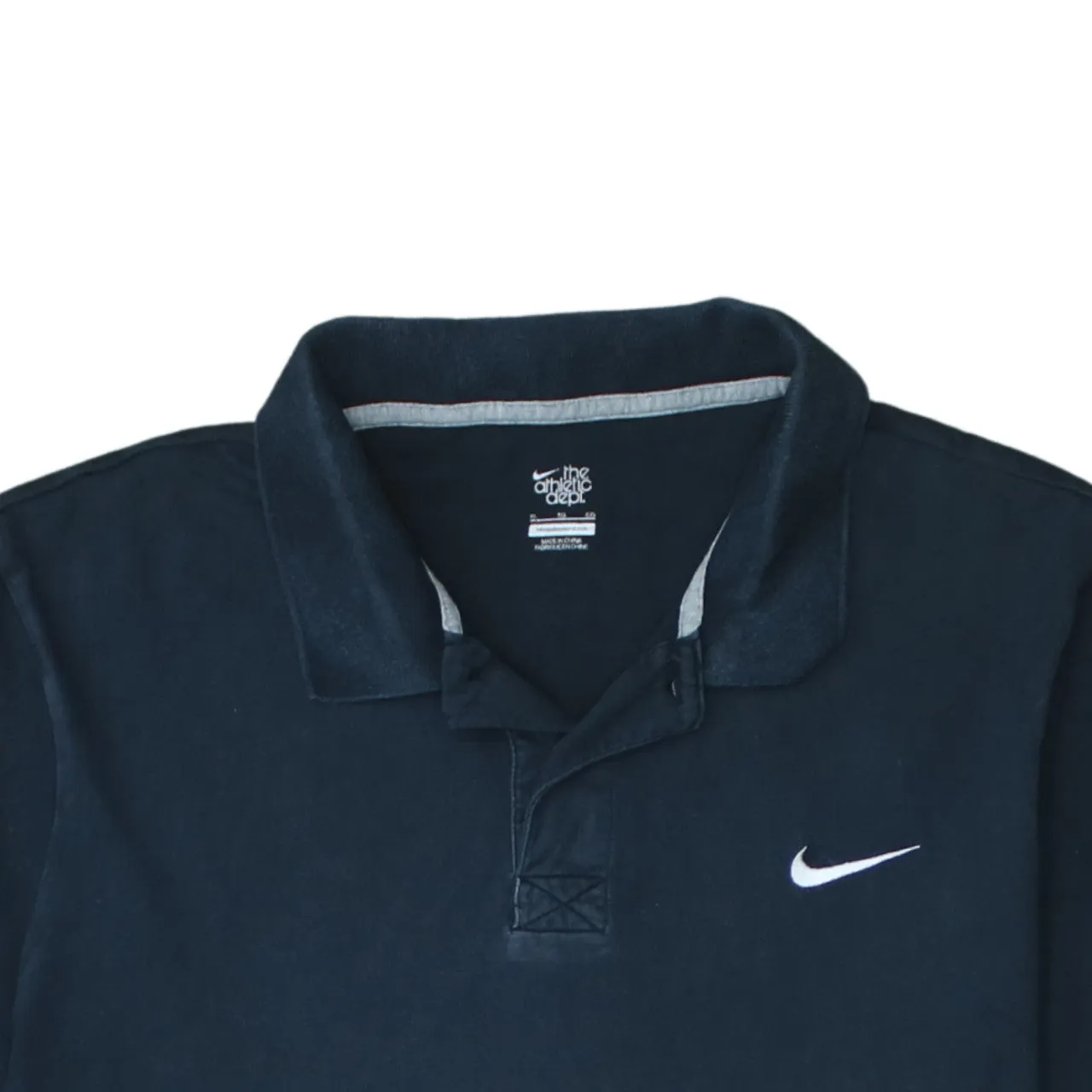 Nike 90's Swoosh Short Sleeves Polo Shirt XLarge Black sold by Vintage Club product image thumbnail 3