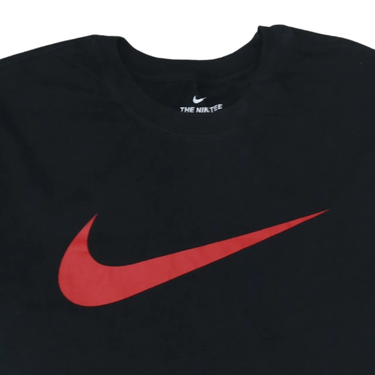 Nike 90's Center Middle Swoosh Crew Neck T Shirt Large Black sold by Vintage Club product image thumbnail 3