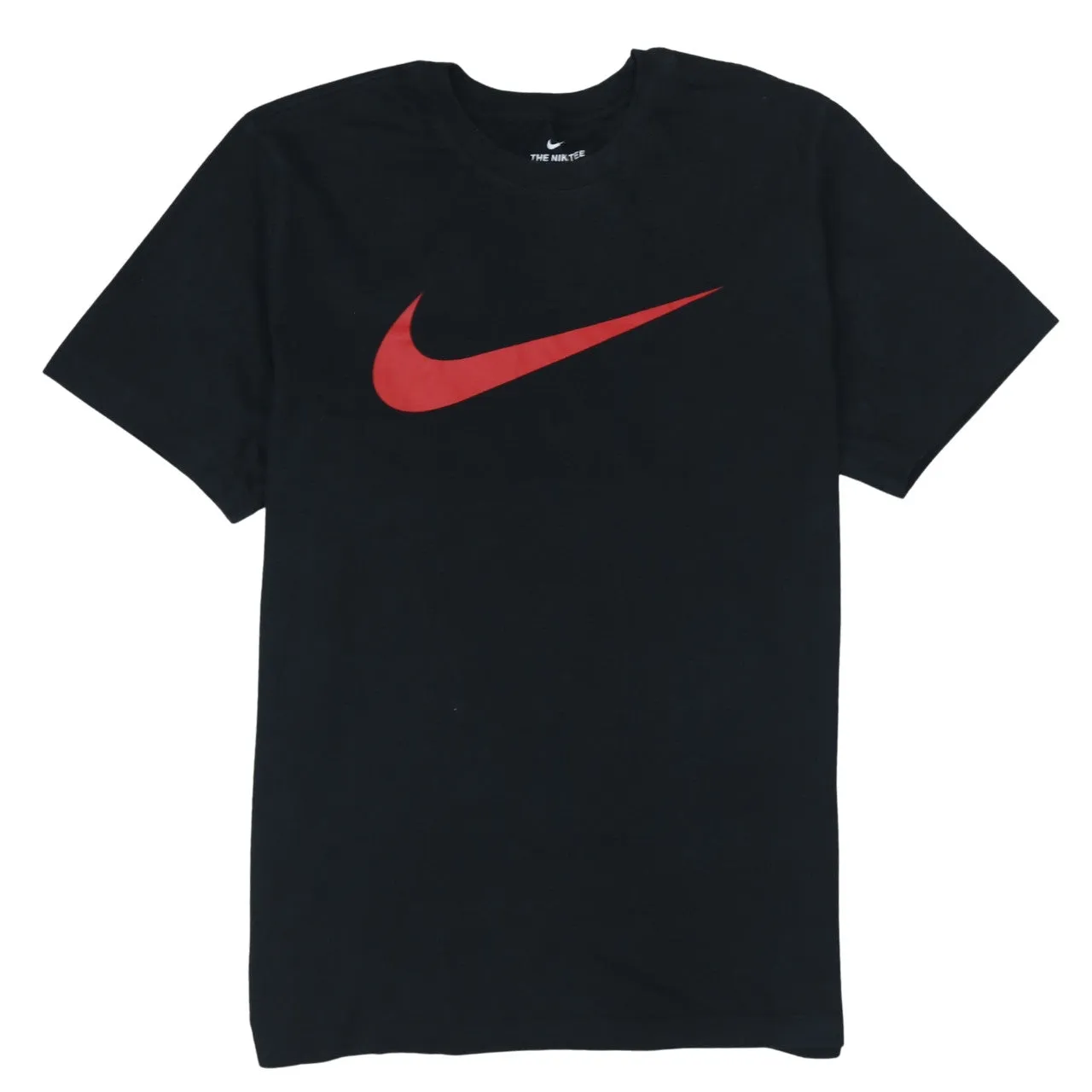 Nike 90's Center Middle Swoosh Crew Neck T Shirt Large Black sold by Vintage Club