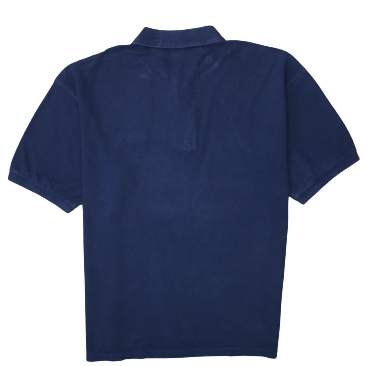 Fila 90's Short Sleeves Quarter Button Polo Shirt XXLarge (2XL) Navy Blue sold by Vintage Club product image thumbnail 2