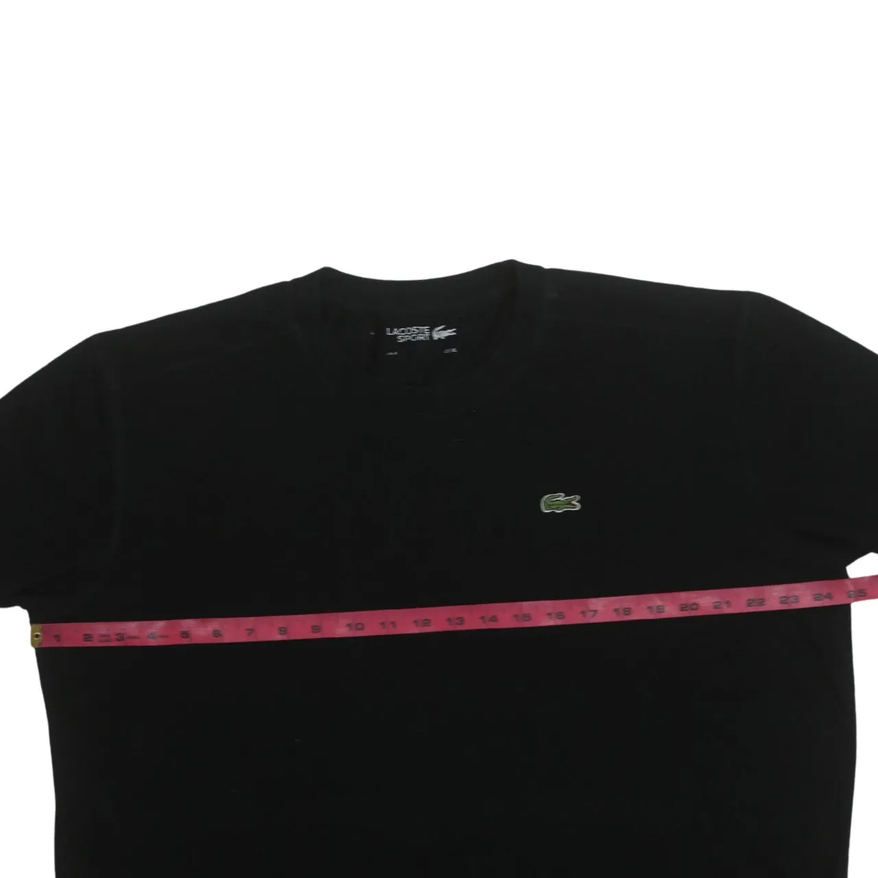 Lacoste 90's Short Sleeves Crew Neck T Shirt XLarge Black sold by Vintage Club product image thumbnail 5