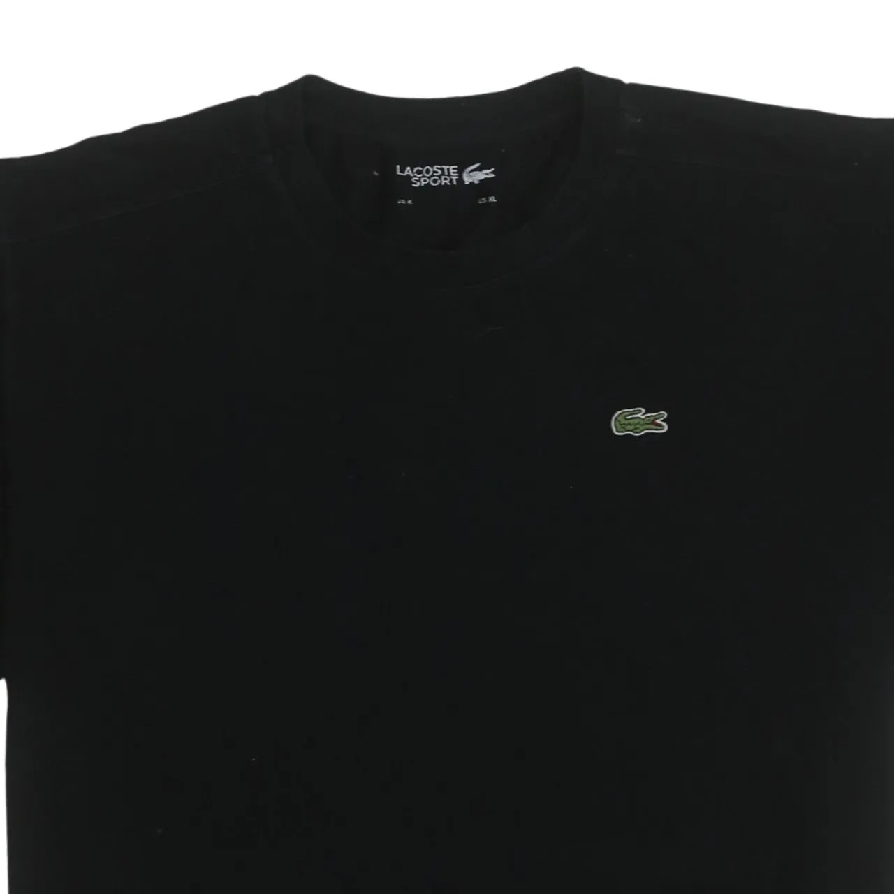 Lacoste 90's Short Sleeves Crew Neck T Shirt XLarge Black sold by Vintage Club product image thumbnail 3