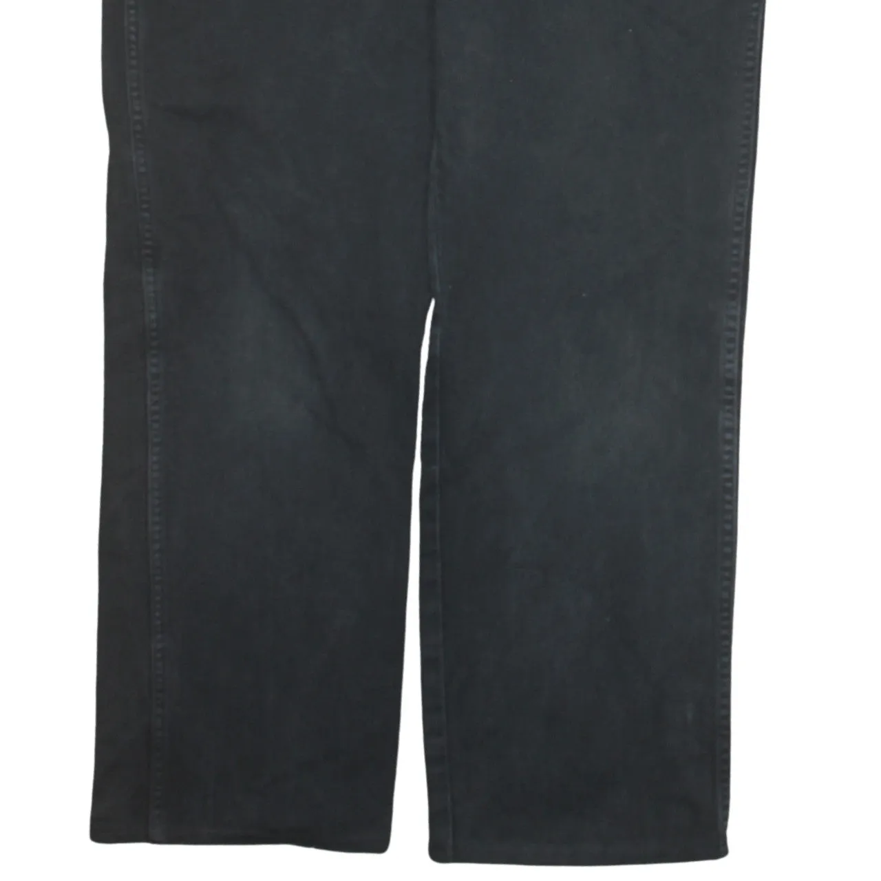 Wrangler 90's Flat Front Straight Leg Baggy Trousers / Pants 36 Black sold by Vintage Club product image thumbnail 4