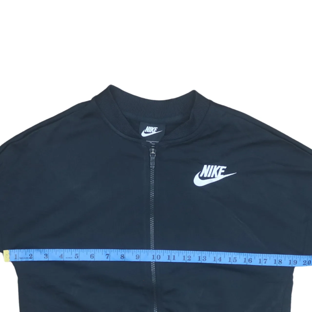 Nike 90's Swoosh Full Zip Up Sweatshirt XLarge Black sold by Vintage Club product image thumbnail 5