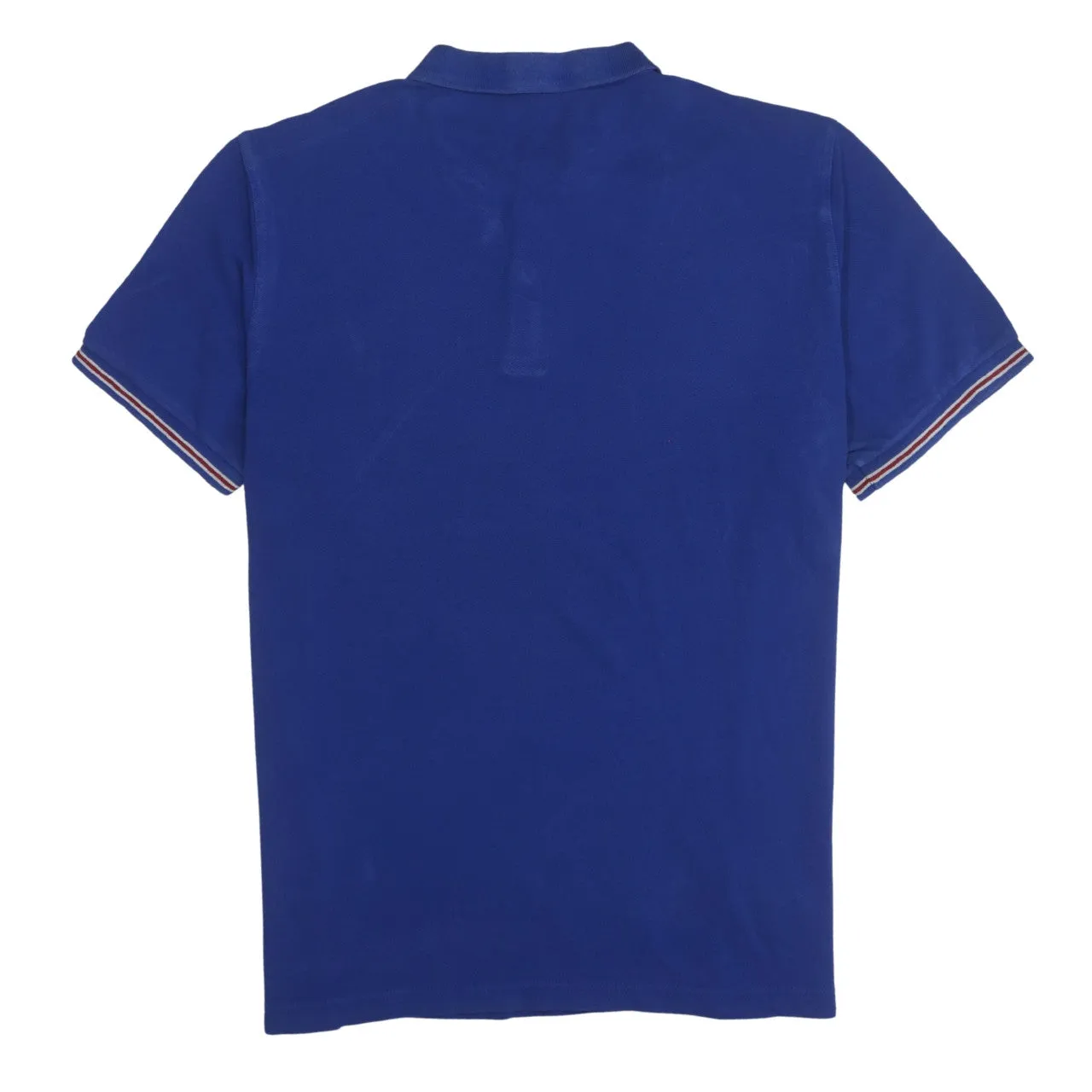 FRED PERRY 90's Short Sleeves Quarter Button Polo Shirt XXLarge (2XL) Blue sold by Vintage Club product image thumbnail 2