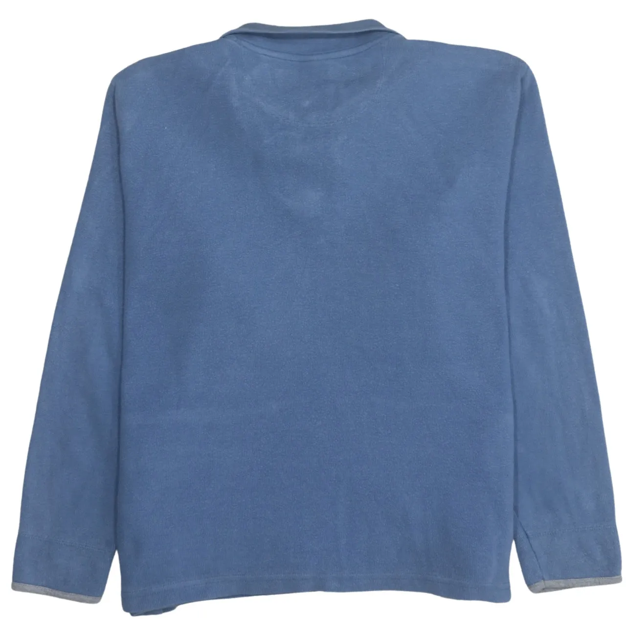 Nike 90's Center Middle Swoosh Quarter Zip Sweatshirt Large Blue sold by Vintage Club product image thumbnail 2