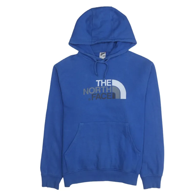 The North Face 90's Spellout Pullover Hoodie Large Blue sold by Vintage Club
