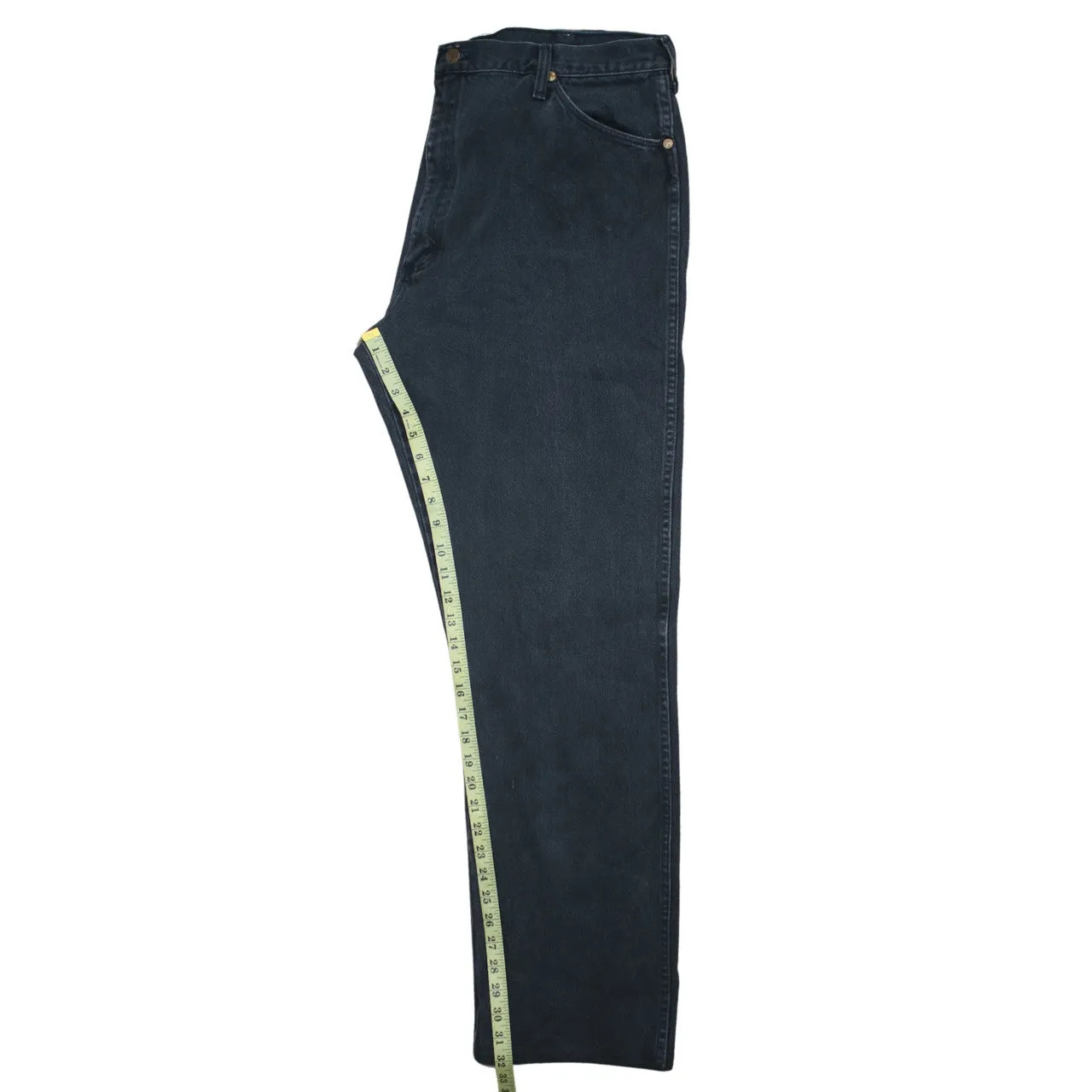 Wrangler 90's Lightwash Straight Leg Baggy Jeans / Pants 40 Blue sold by Vintage Club product image thumbnail 5
