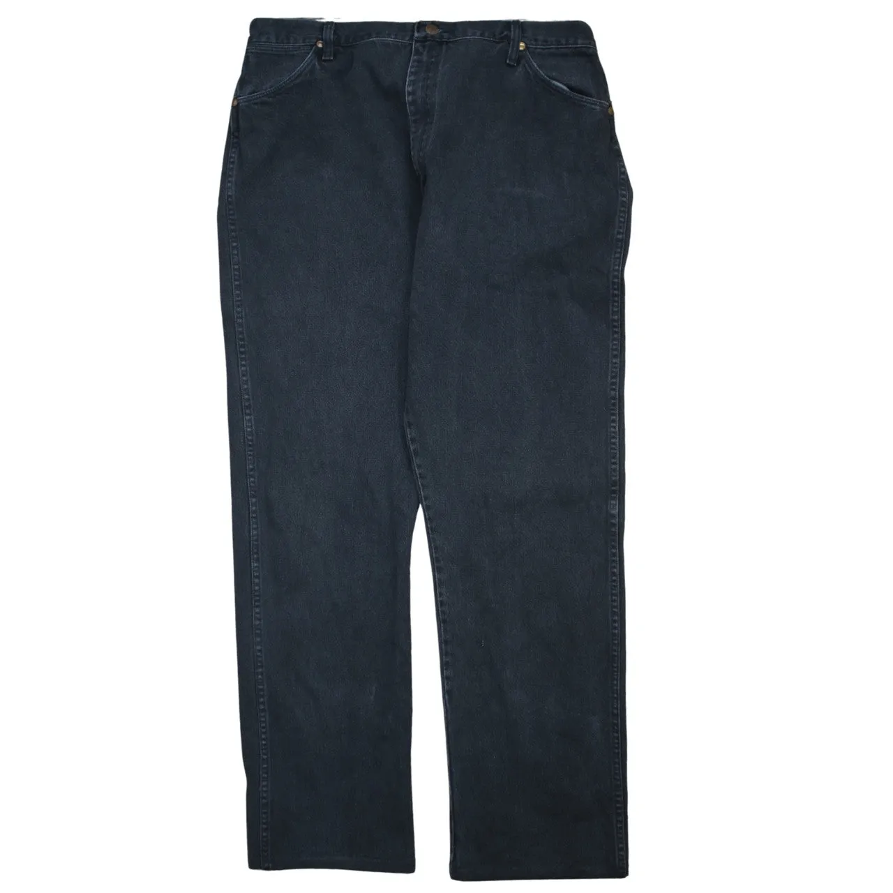 Wrangler 90's Lightwash Straight Leg Baggy Jeans / Pants 40 Blue sold by Vintage Club product image thumbnail 2