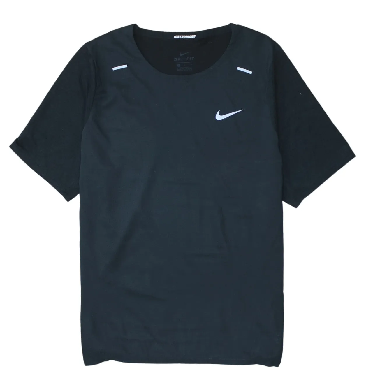 Nike 90's Swoosh Short Sleeves T Shirt Medium Black sold by Vintage Club