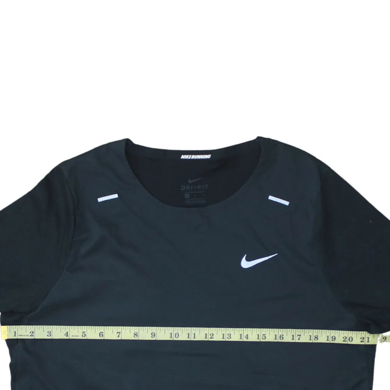 Nike 90's Swoosh Short Sleeves T Shirt Medium Black sold by Vintage Club product image thumbnail 5