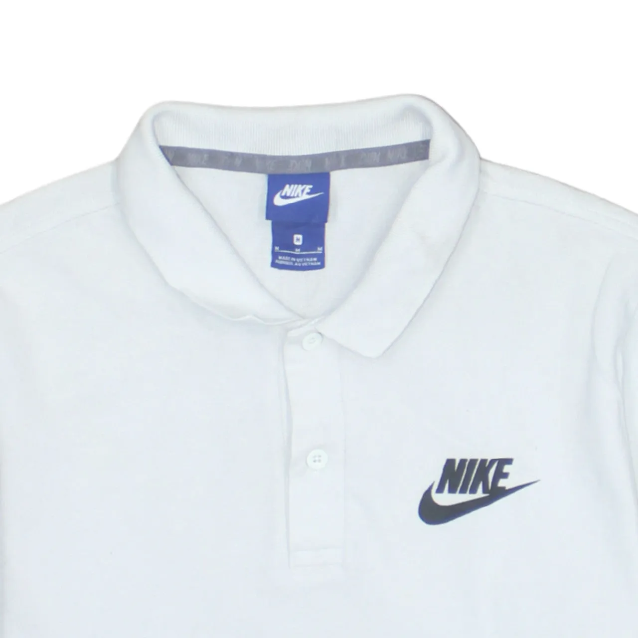Nike 90's Swoosh Short Sleeves Polo Shirt Medium Grey sold by Vintage Club product image thumbnail 3