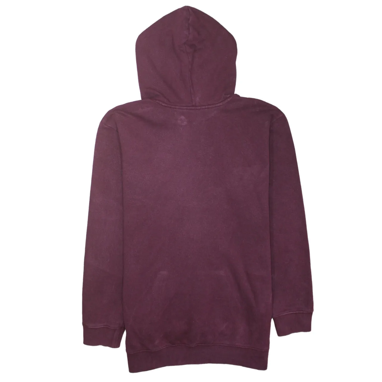 Adidas 90's Spellout Pullover Hoodie Small Burgundy Red sold by Vintage Club product image thumbnail 2