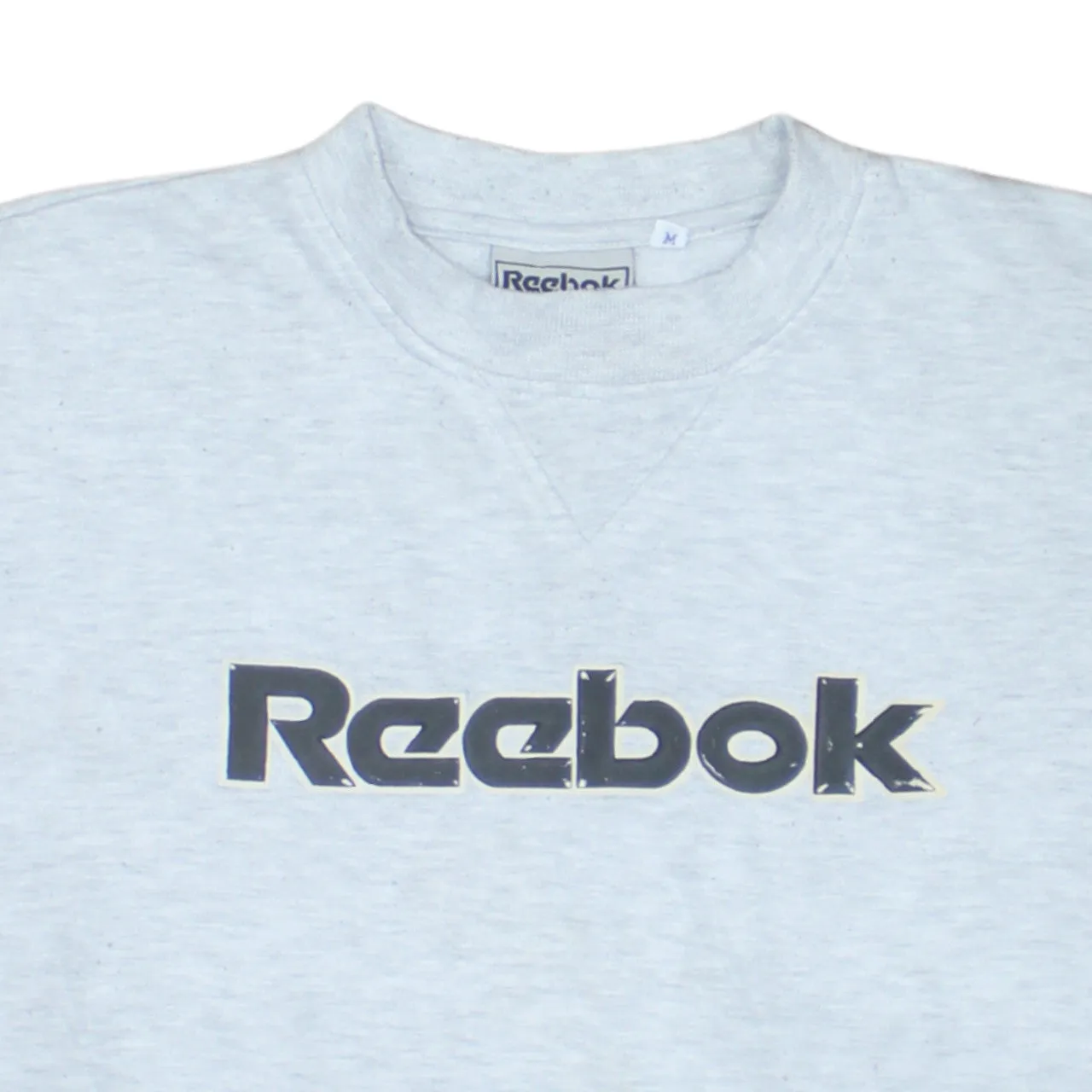 Reebok 90's Spellout Crew Neck Sweatshirt Medium Grey sold by Vintage Club product image thumbnail 3