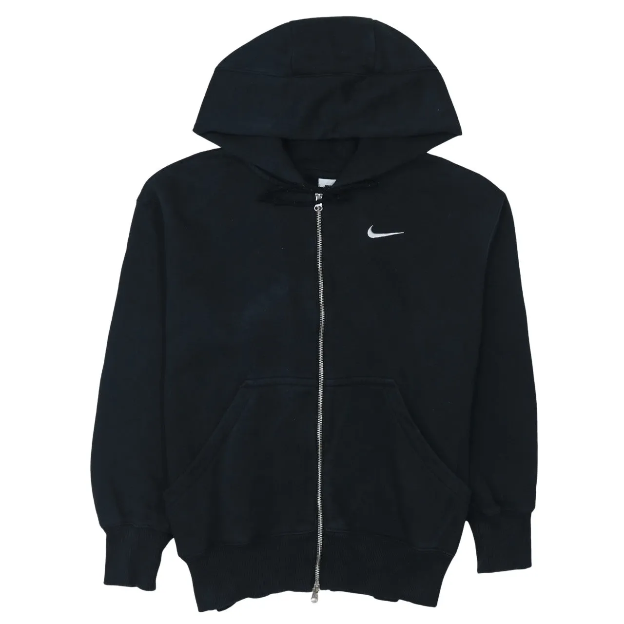 Nike 90's Swoosh Full Zip Up Hoodie XSmall Black sold by Vintage Club