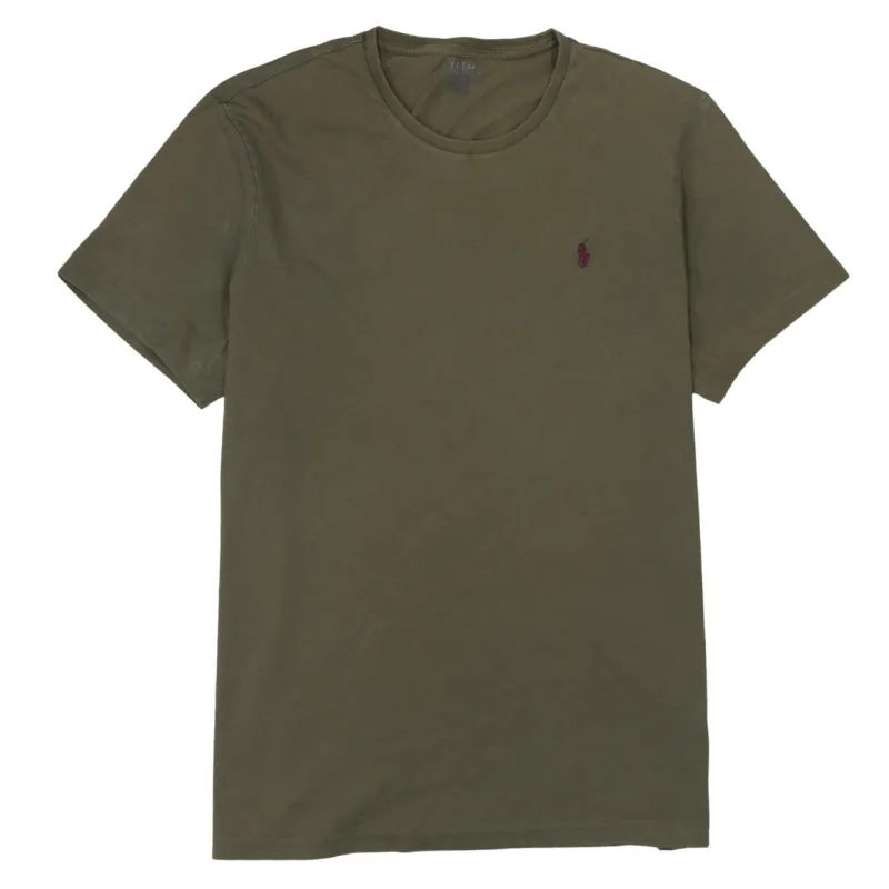 Polo Ralph Lauren 90's Short Sleeves Crew Neck T Shirt XLarge Green made by Polo by Ralph Lauren
