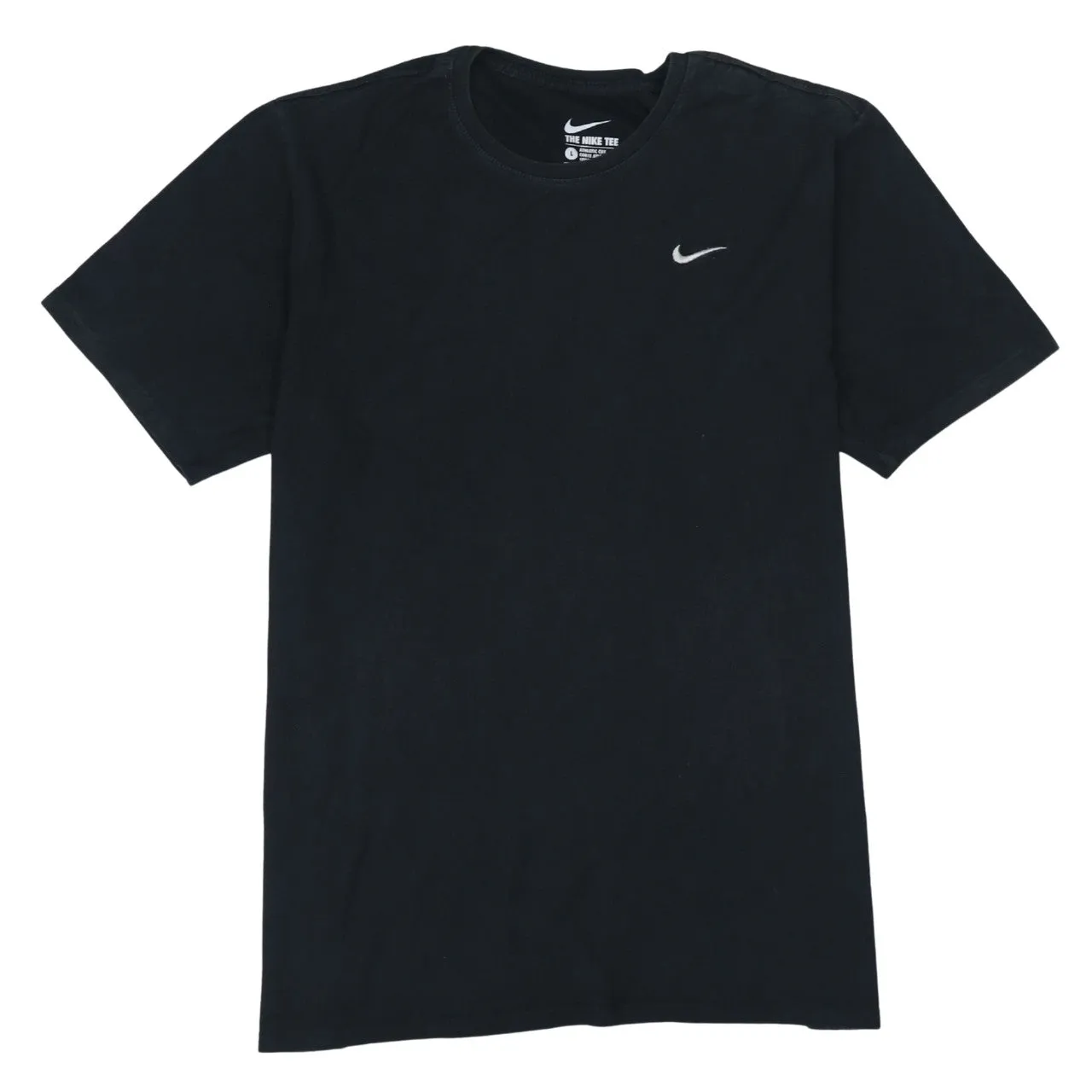 Nike 90's Swoosh Short Sleeves T Shirt Large Black sold by Vintage Club