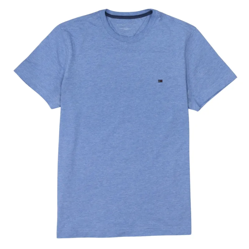 Tommy Hilfiger 90's Short Sleeves Crew Neck T Shirt Small  Blue sold by Vintage Club