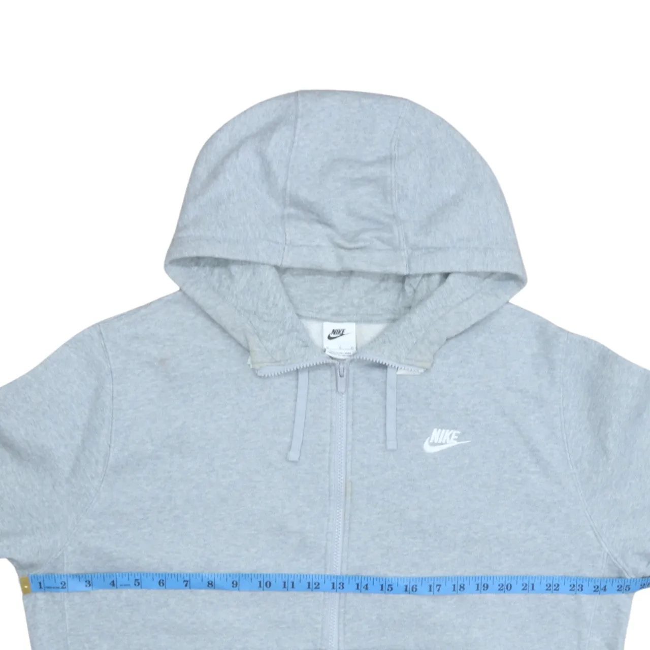 Nike 90's Swoosh Full Zip Up Hoodie XLarge Grey sold by Vintage Club product image thumbnail 5