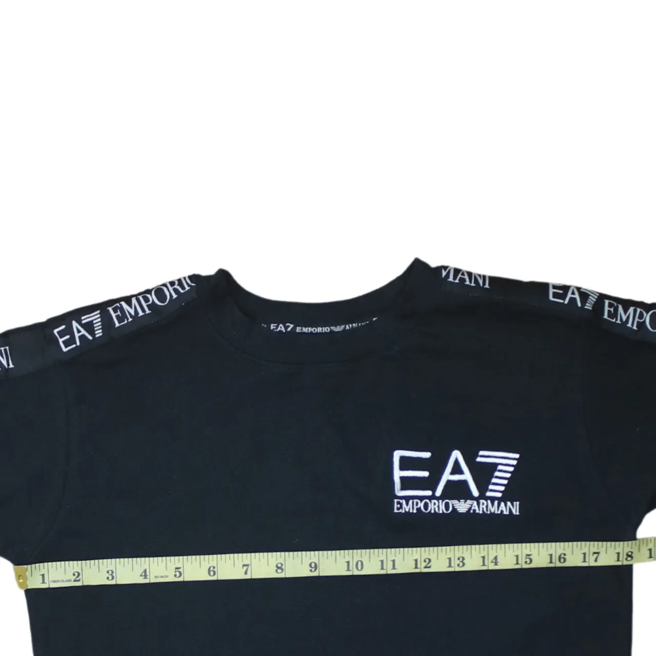 Emporio Armani 90's Short Sleeves Crew Neck T Shirt Small Black sold by Vintage Club product image thumbnail 5