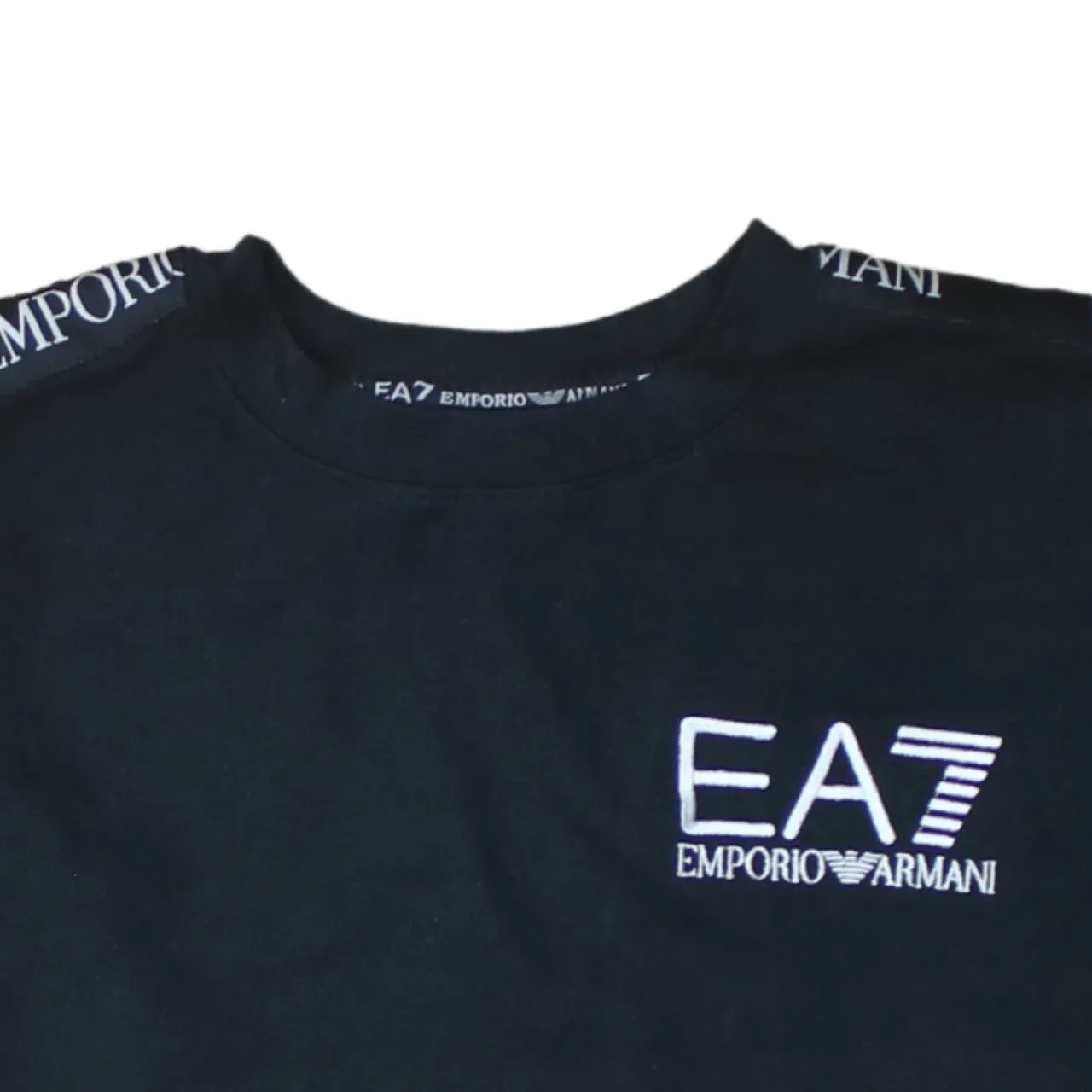Emporio Armani 90's Short Sleeves Crew Neck T Shirt Small Black sold by Vintage Club product image thumbnail 3