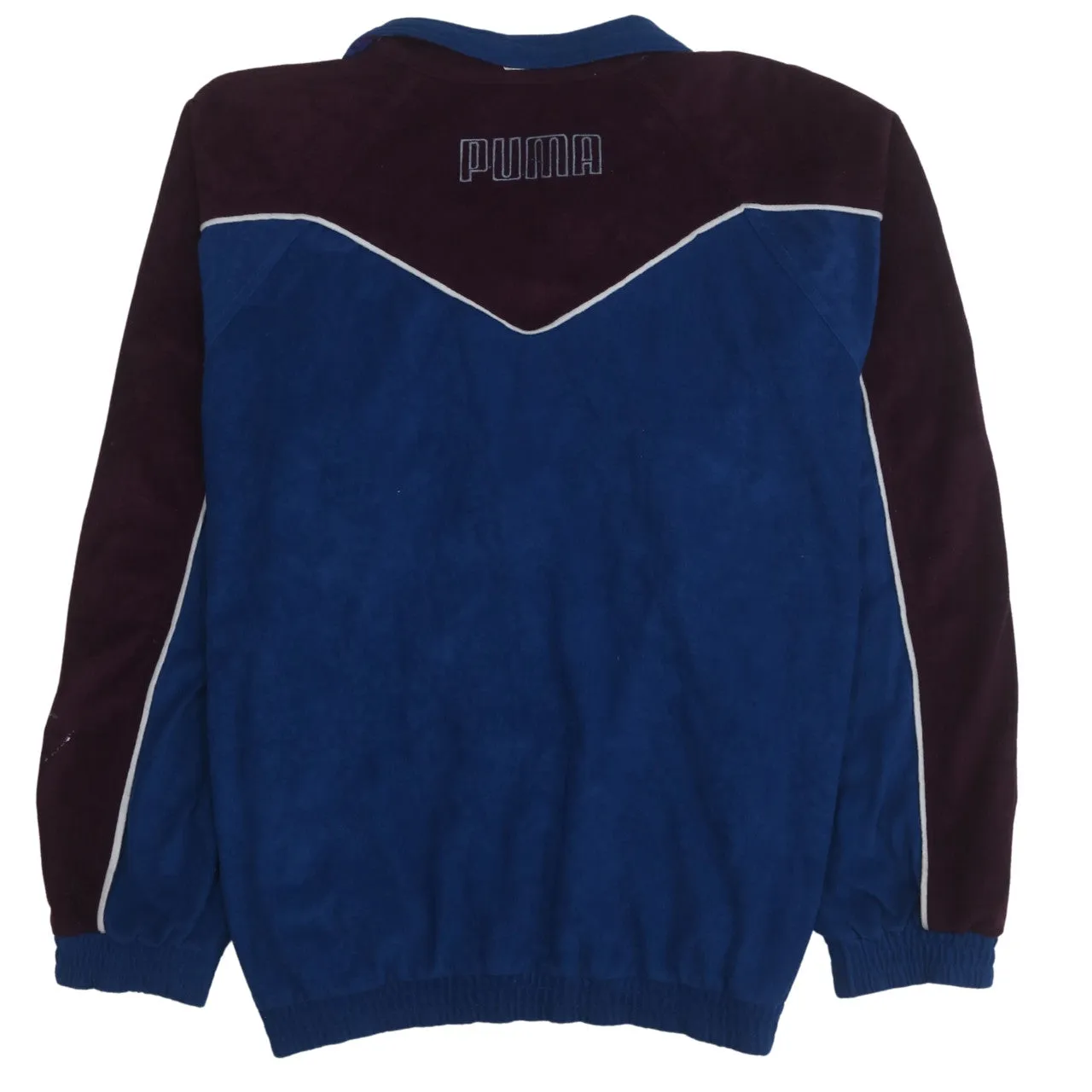 Puma 90's Lightweight Full Zip Up Sweatshirt XLarge Blue sold by Vintage Club product image thumbnail 2