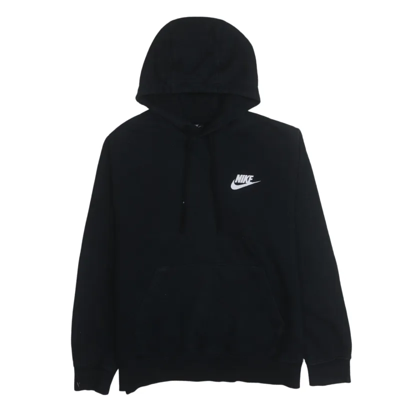 Nike 90's Swoosh Pullover Hoodie Medium Black sold by Vintage Club