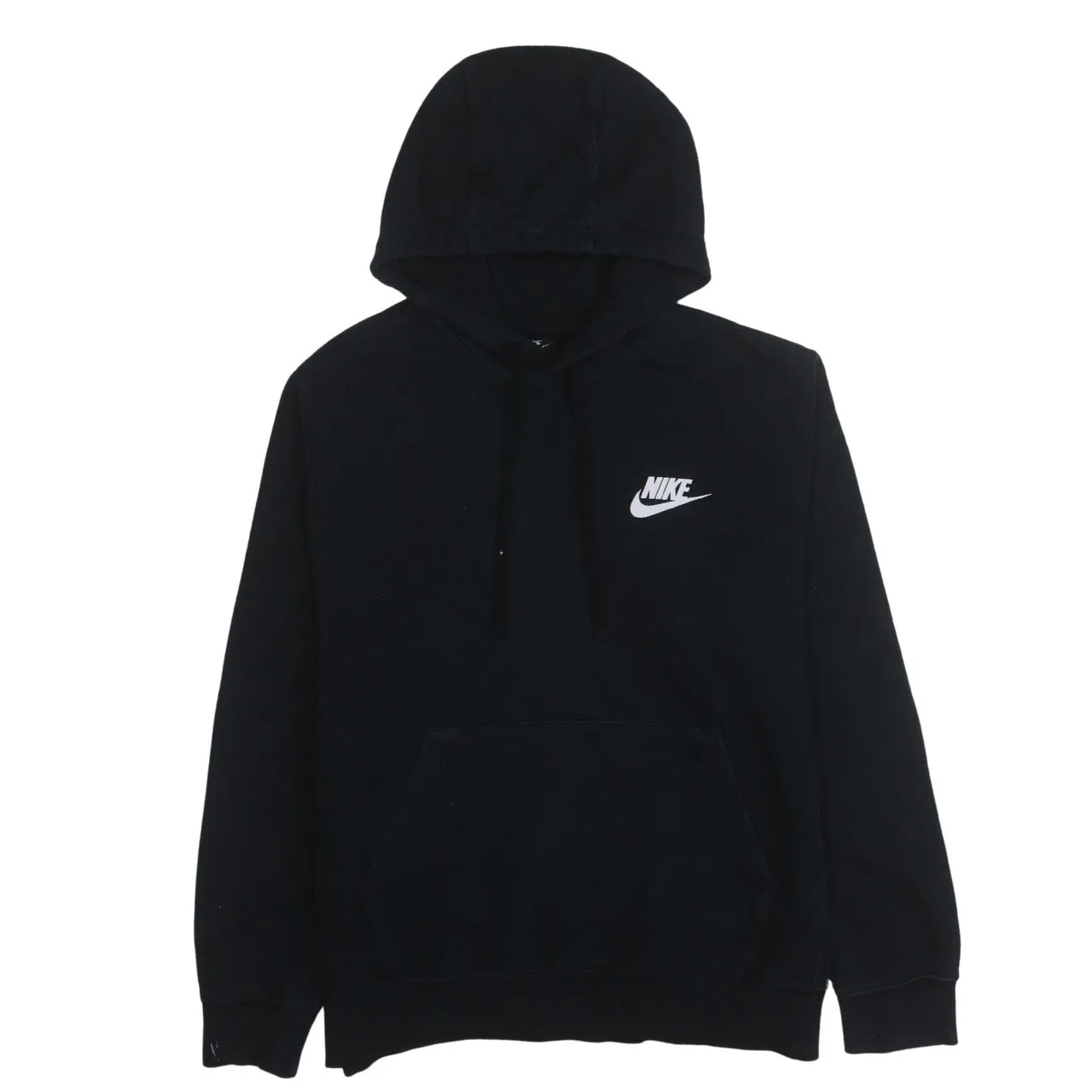 Nike 90's Swoosh Pullover Hoodie Medium Black sold by Vintage Club