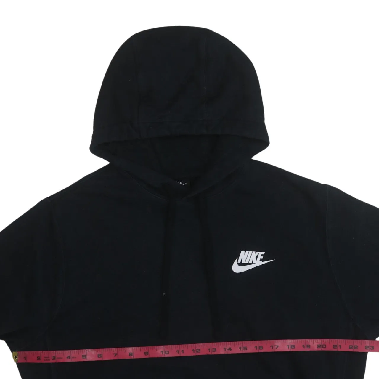Nike 90's Swoosh Pullover Hoodie Medium Black sold by Vintage Club product image thumbnail 5