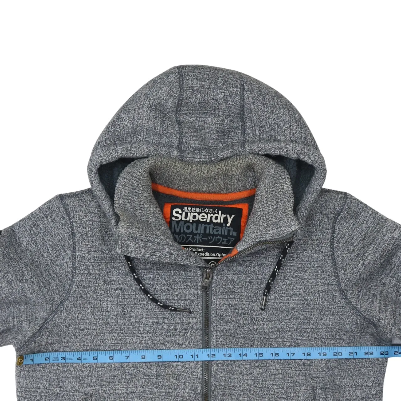 Super Dry 90's Lightweight Full Zip Up Hoodie XXLarge (2XL) Grey sold by Vintage Club product image thumbnail 5