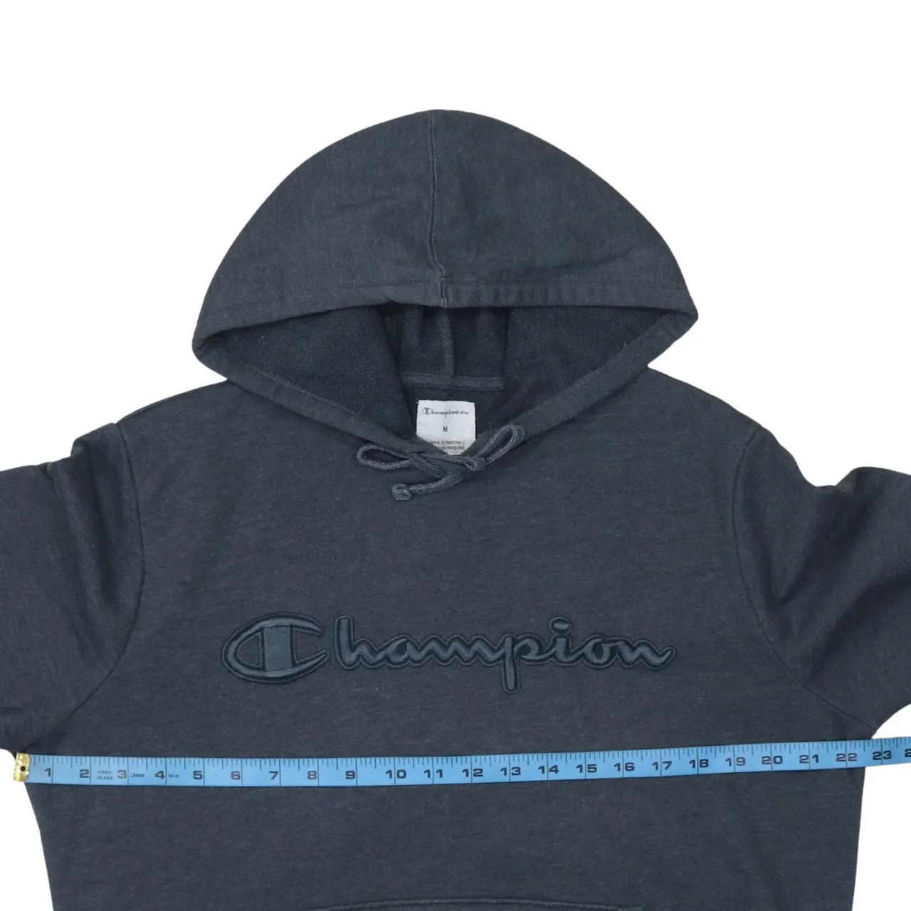 Champion 90's Spellout Pullover Hoodie Medium Grey sold by Vintage Club product image thumbnail 5