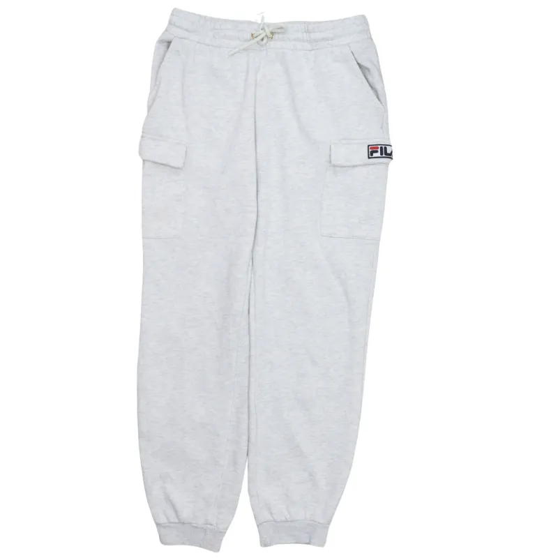 Fila 90's Rib Cuff Casual Joggers / Sweatpants Medium Grey made by Fila