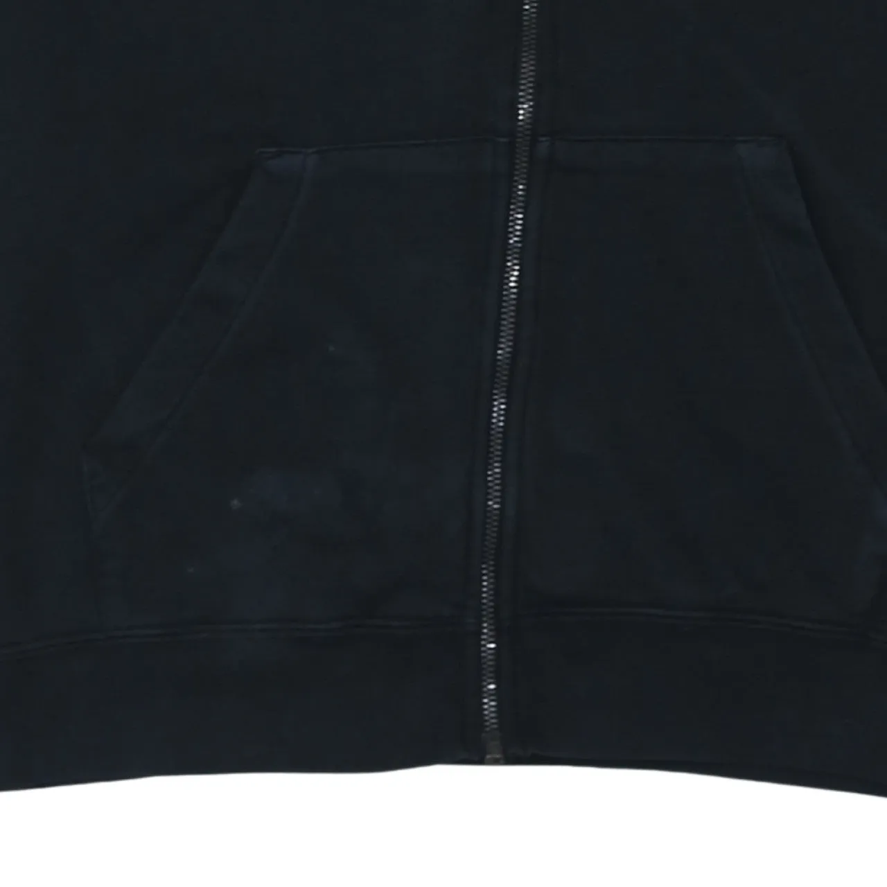 Nike 90's Swoosh Full Zip Up Hoodie Medium Black sold by Vintage Club product image thumbnail 4