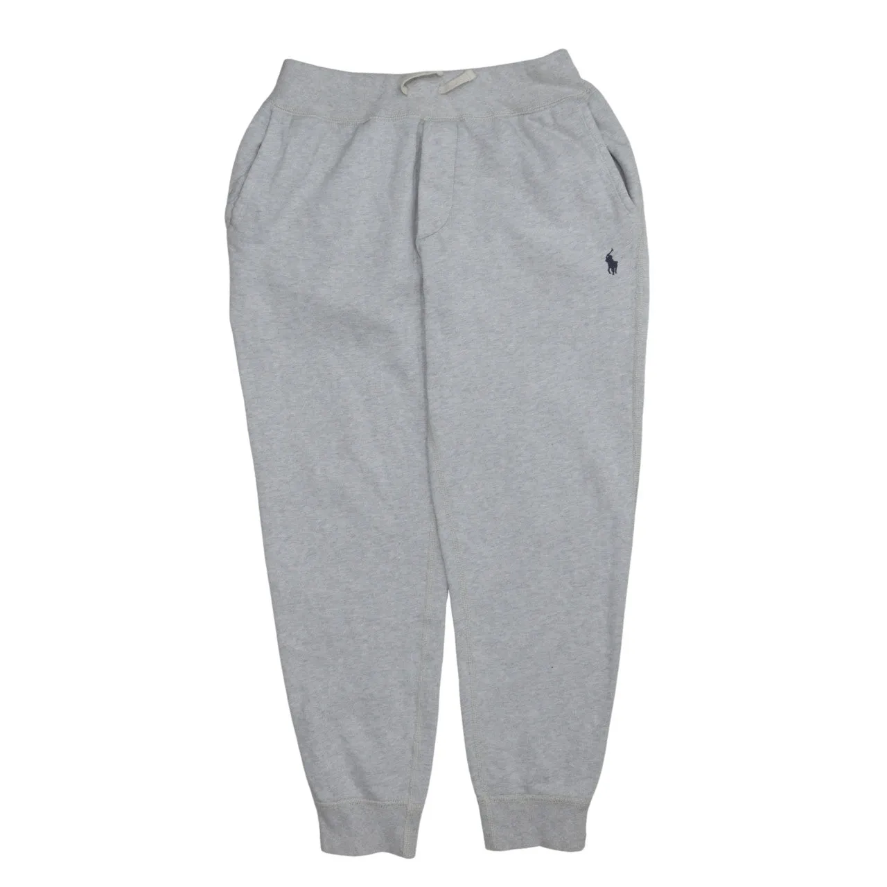 Polo Ralph Lauren 90's Drawstring Pockets Casual Joggers / Sweatpants Small Grey sold by Vintage Club