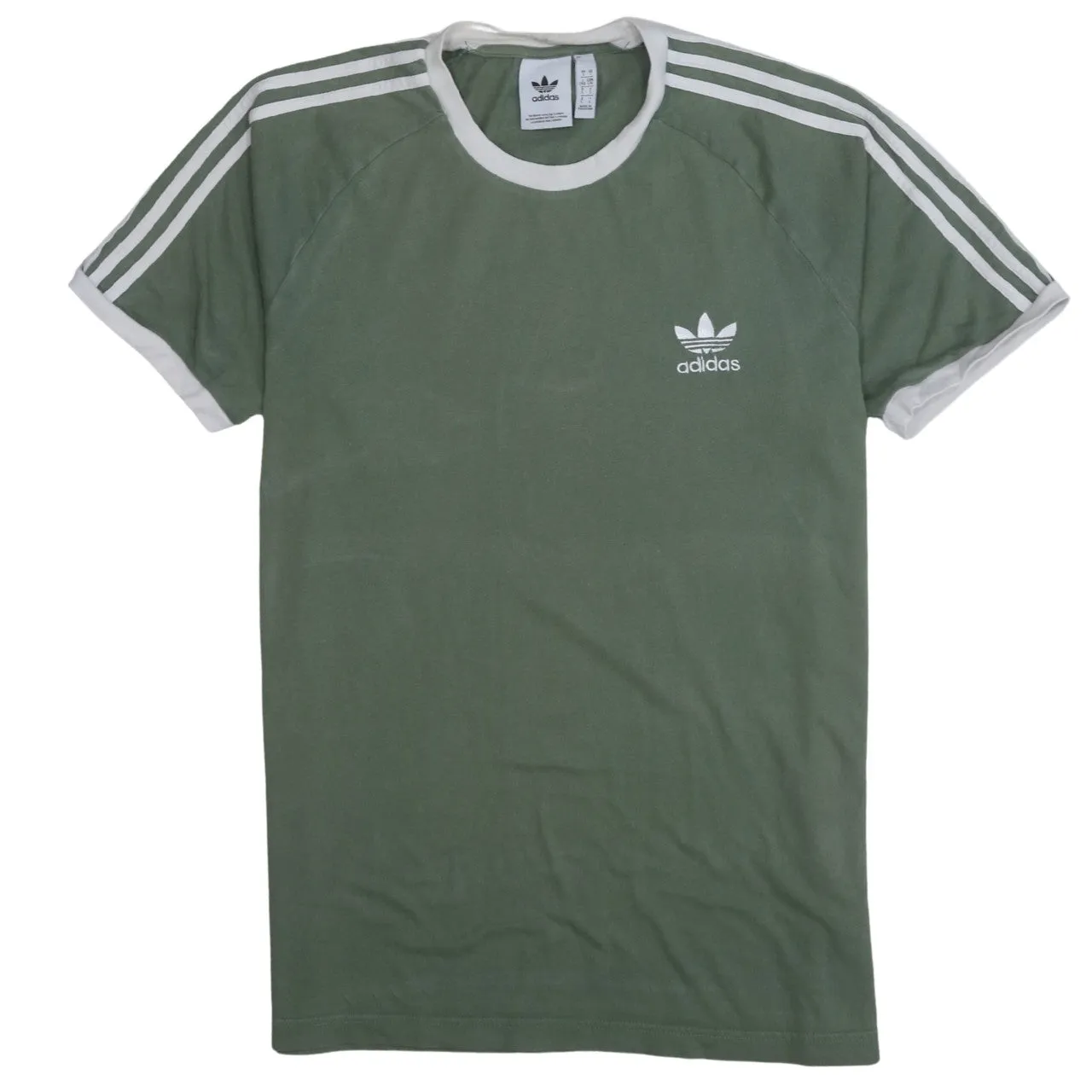 Adidas 90's Short Sleeves Crew Neck T Shirt Large Green sold by Vintage Club