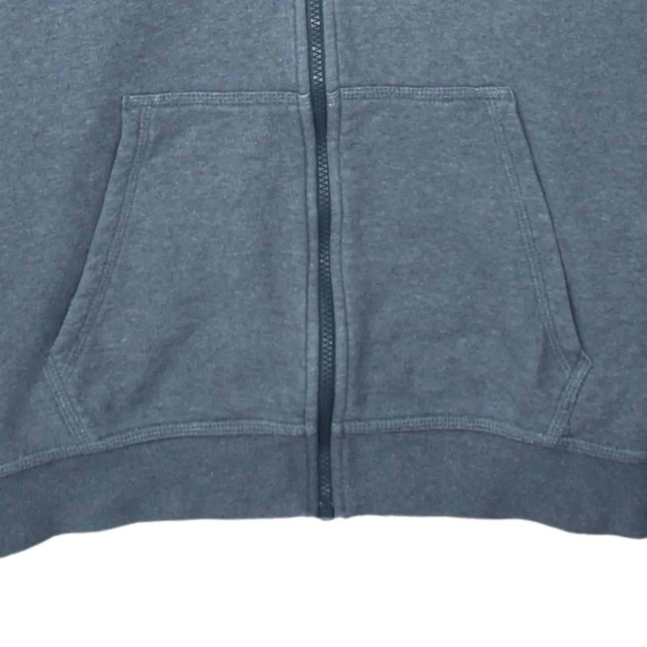 Nike 90's Swoosh Full Zip Up Hoodie Large Grey sold by Vintage Club product image thumbnail 4