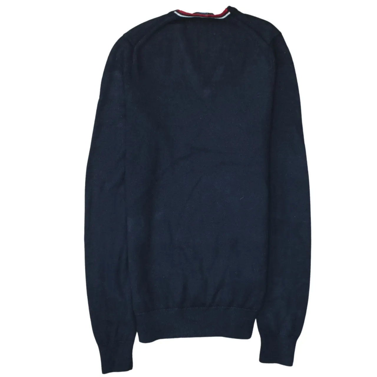 FRED PERRY 90's Lightweight V Neck Sweatshirt XSmall Black sold by Vintage Club product image thumbnail 2